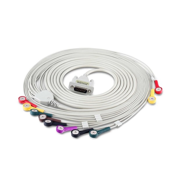 EKG kabel (HP) vcelku, 10 svodů - patentky