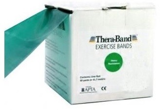 Thera-Band posilovací guma 45,5 m, zelená, silná