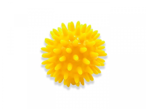 Rehabiq Masážní míček ježek, 6 cm, žlutý