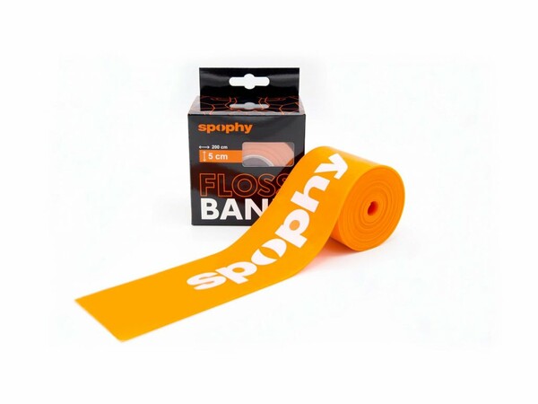 Spophy Flossband Orange, flossband oranžový, 5 cm x 2 m