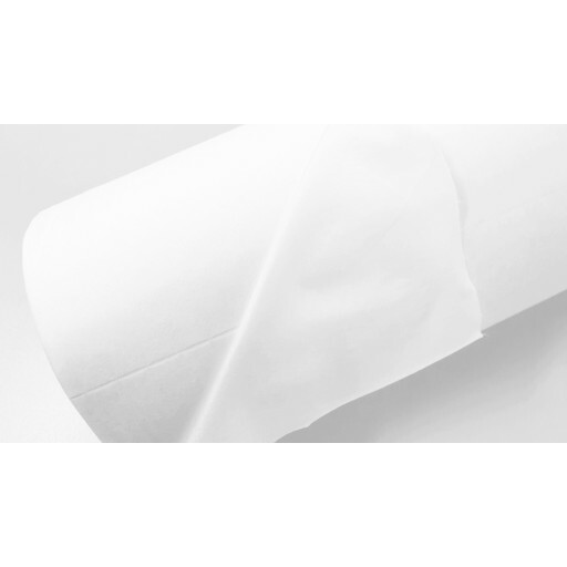 Jednorázová hygienická podložka, Tencel, role, 80 cm x 100 m, bílá